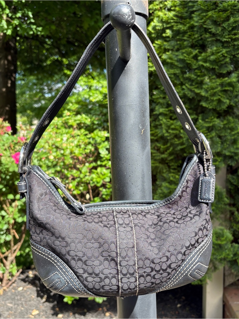 COACH Mini SoHo black bag - Picture 10 of 11
